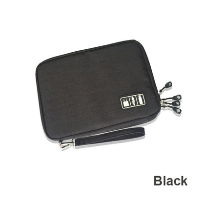 Bolsa Organizadora para Cables Digitales de Doble Capa para Electrónica