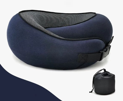 Almohada de Viaje Cervical Ergonómica ou Almohada Viscoelástica de Viaje.