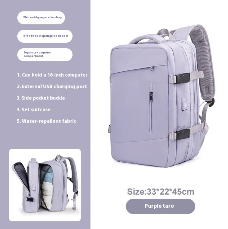 Mochila de Viaje para Mujer FlexiPro