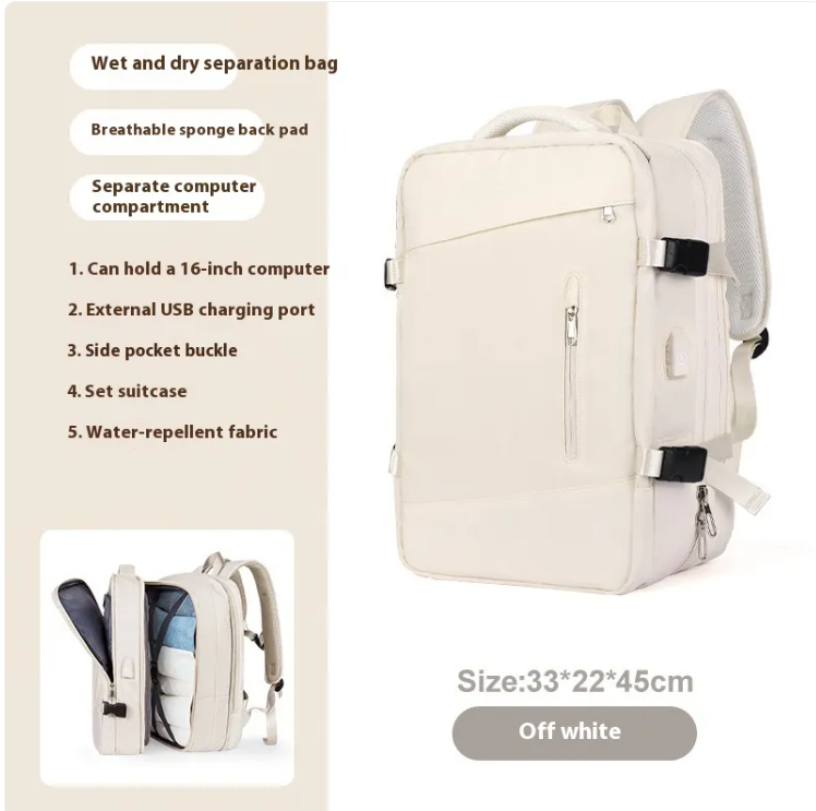 Mochila de Viaje para Mujer FlexiPro