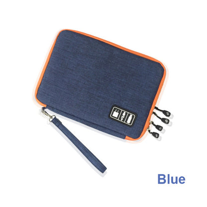 Bolsa Organizadora para Cables Digitales de Doble Capa para Electrónica