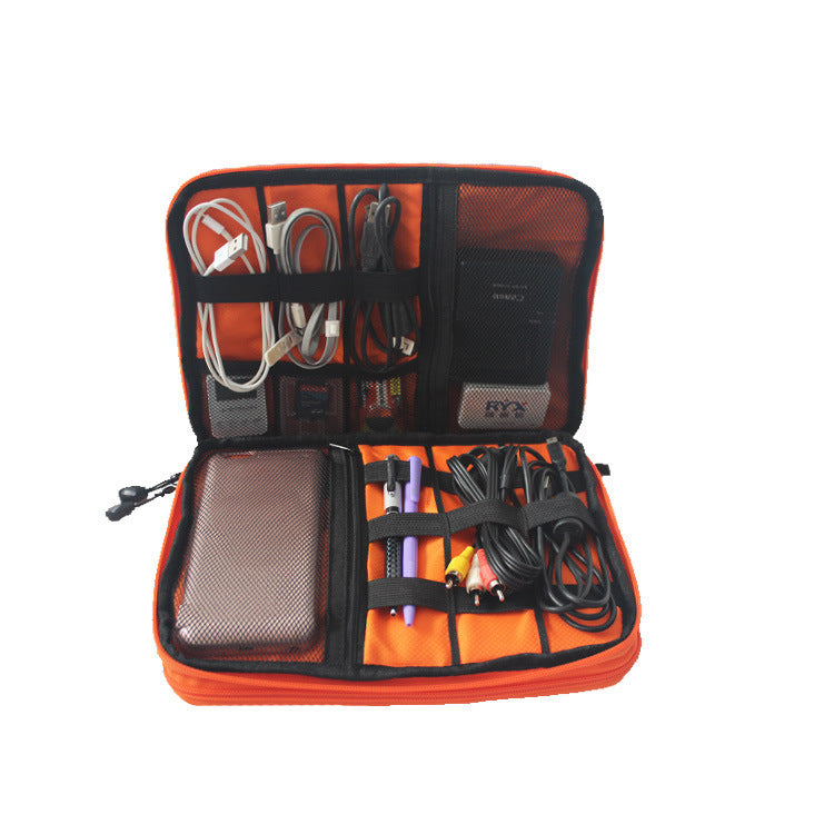 Bolsa Organizadora para Cables Digitales de Doble Capa para Electrónica