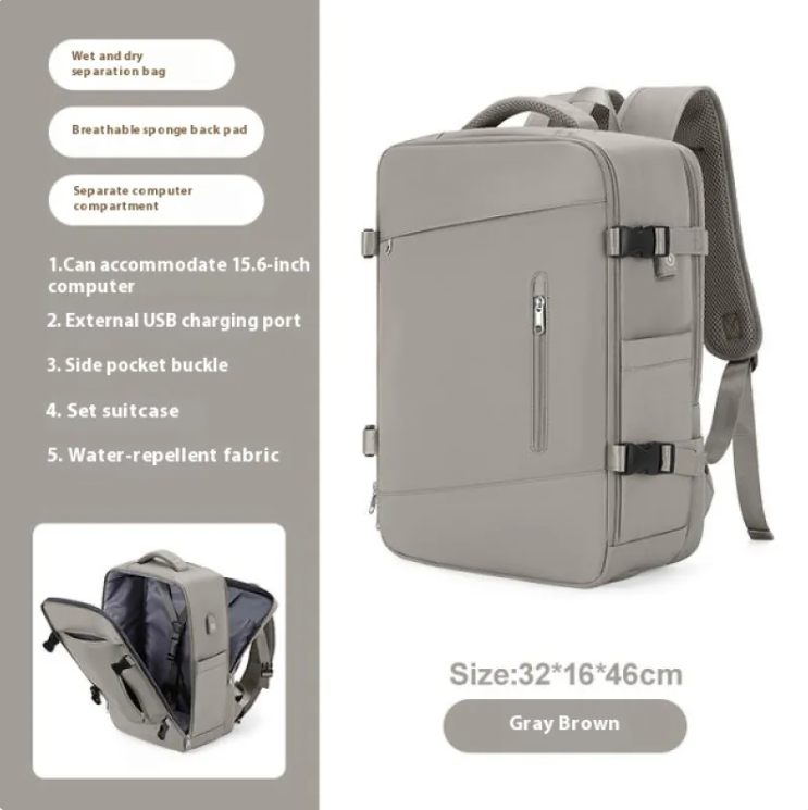 Mochila de Viaje para Mujer FlexiPro
