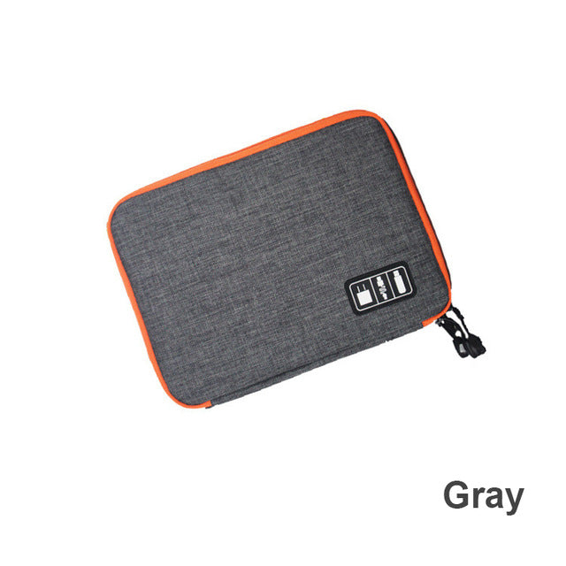 Bolsa Organizadora para Cables Digitales de Doble Capa para Electrónica