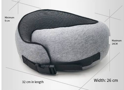 Almohada de Viaje Cervical Ergonómica ou Almohada Viscoelástica de Viaje.