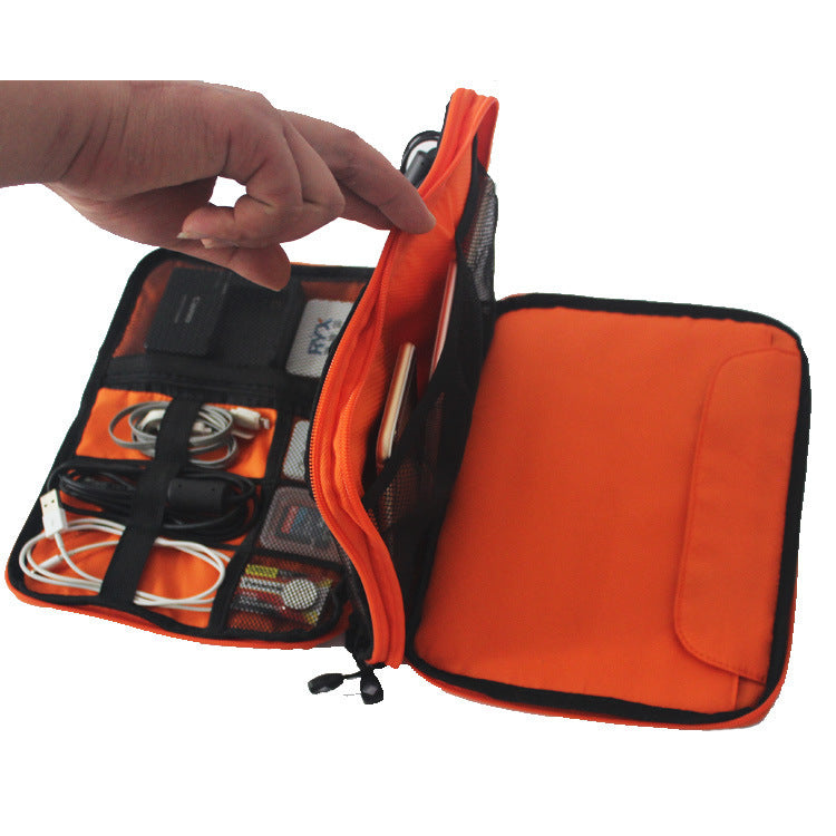 Bolsa Organizadora para Cables Digitales de Doble Capa para Electrónica